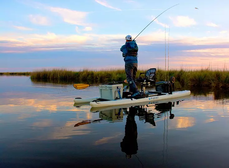 Blue Sky Boatworks 360 Angler Педальный катамаран для рыбалки Blue Sky Boatworks 360 Angler