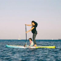 Надувная САП доска с веслом BOTE Breeze 10'8"