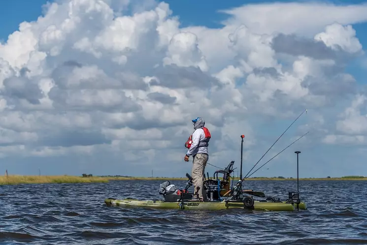 Blue Sky Boatworks 360 Angler Педальный катамаран для рыбалки Blue Sky Boatworks 360 Angler