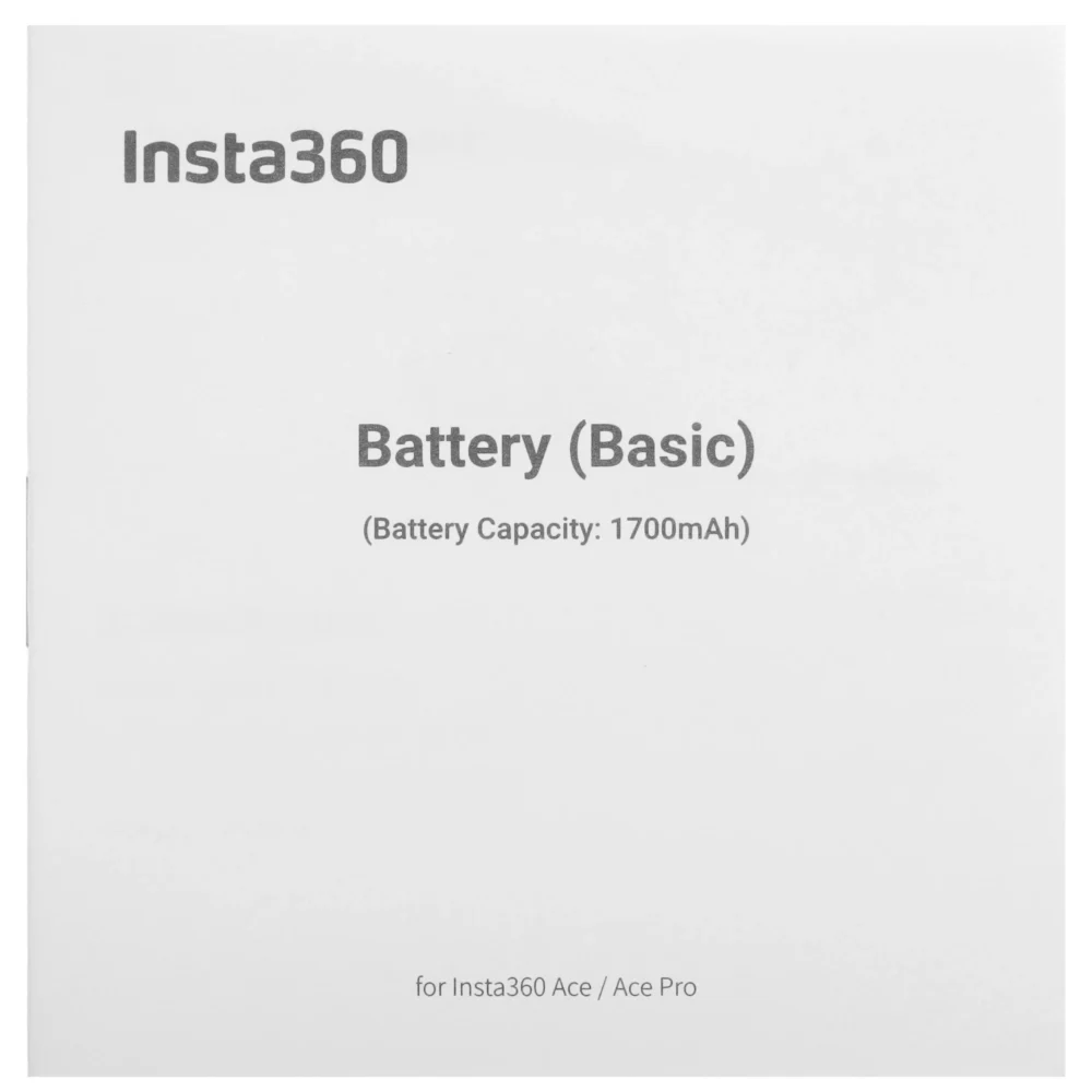 Insta360 Ace Pro & Insta360 Ace Power Accessories Аккумулятор Insta360 Ace Pro & Insta360 Ace Power Accessories 1700 мА*ч