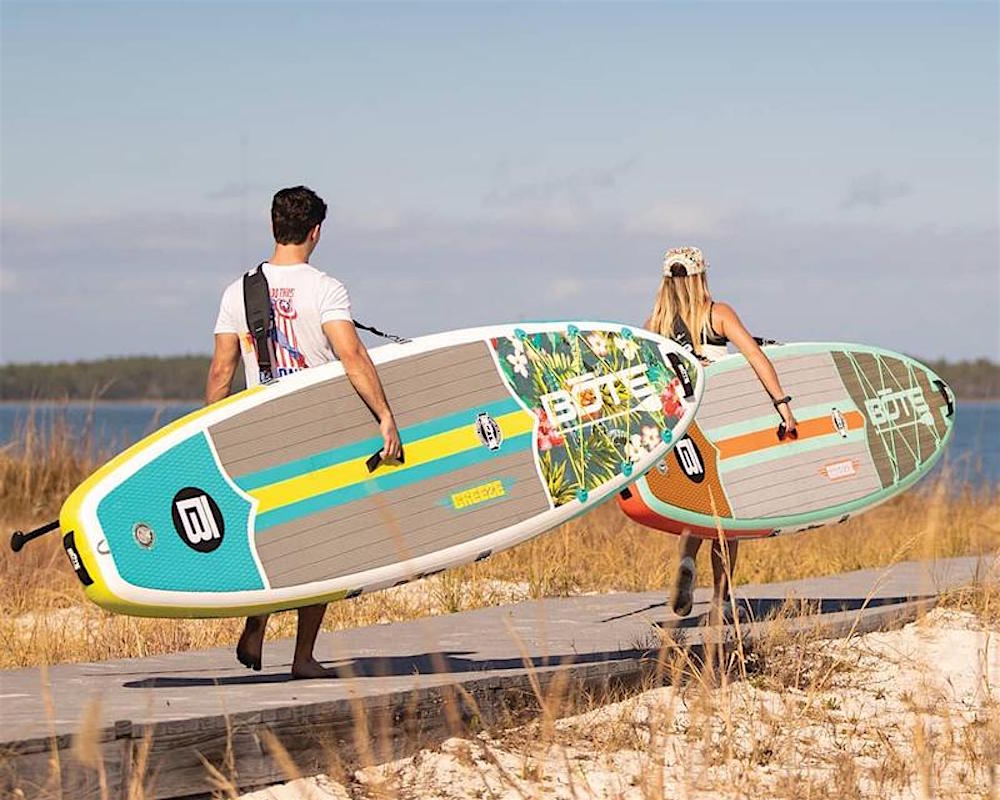 Надувная САП доска с веслом BOTE Breeze 10'8"