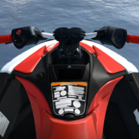 Гидроцикл BRP SPARK 1UP TRIXX Red - white