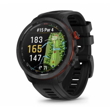 Часы для гольфа Garmin Approach S70 черные