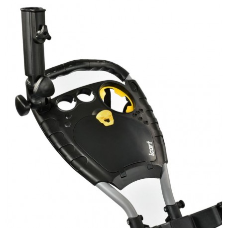 "telezhka-masters-i-cart-one-evo-black.webp" Тележка для гольфа Masters iCart Compact Evo черная
